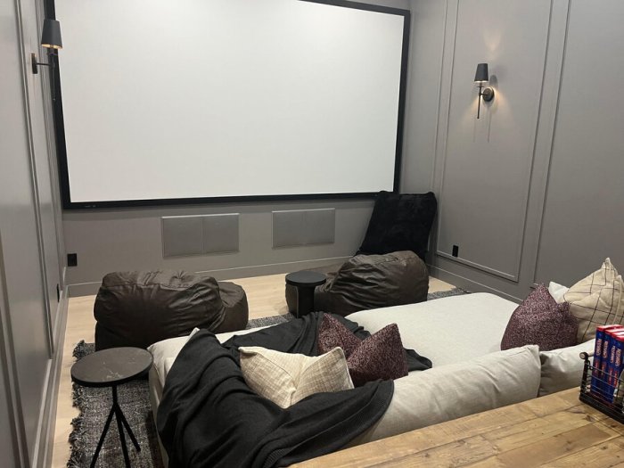Custom home movie theater