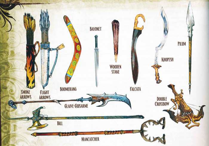Fantasy Weapons Types - Design Talk Weapons movie streaming