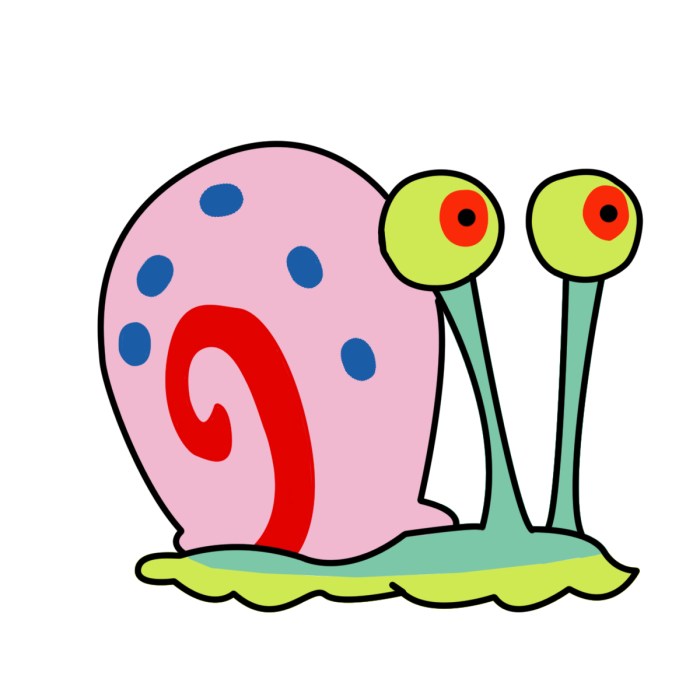 How to Draw Gary the Snail from SpongeBob SquarePants: 6 Steps How to Draw Gary the Snail from SpongeBob SquarePants: 6 Steps