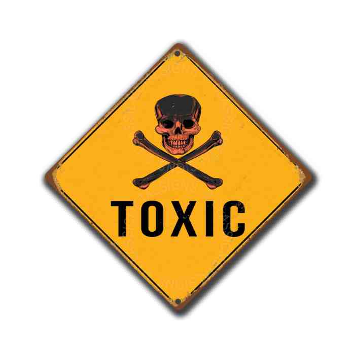 Toxic Sign | Danger Signs | Teenager Sign | Beware | Warning Signs