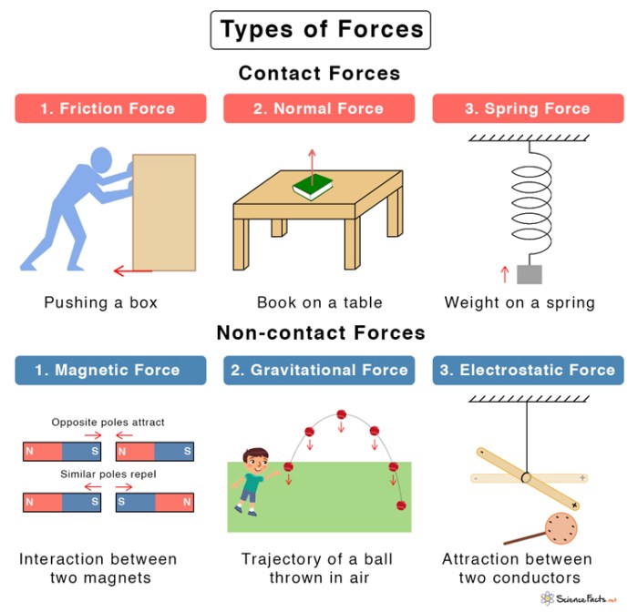 Types of Forces: Definitions and Examples Types of Forces: Definitions and Examples
