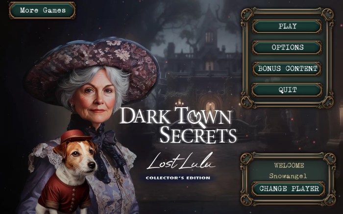 Dark Town Secrets: Lost Lulu Collector's Edition - Freegamest By Snowangel Dark Town Secrets: Lost Lulu Collector's Edition - Freegamest By Snowangel